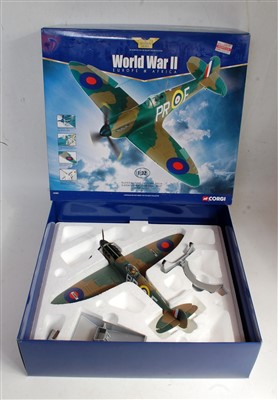 Lot 2532 - Two boxed Corgi Aviation Archive 1/32 scale...