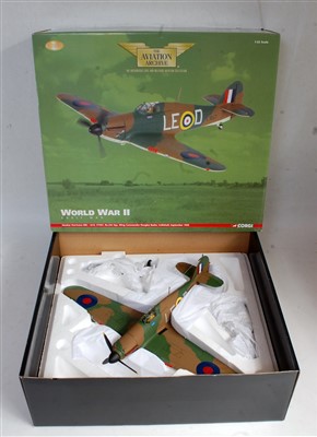 Lot 2541 - A Corgi Aviation Archive 1/32 scale WWII and...