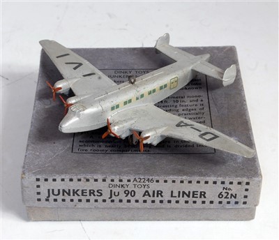 Lot 1944 - A Dinky Toys No. 62N Junkers JU90 airliner...