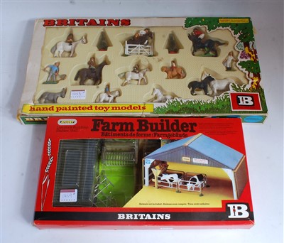 Lot 1459 - A Britains No.7175 1970s plastic riding school...