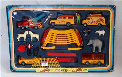 Lot 1663 - A Corgi Toys gift set 48 Jean Richard Circus...