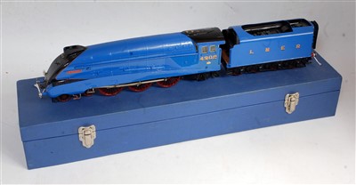 Lot 459 - Kit/scratch built A4 4-6-2 loco and tender...