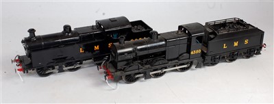Lot 473 - Two locos based on the Lima 4F loco: Repainted...