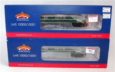 Lot 841 - Bachmann 31-996 and 31-997BR green ex LMS...