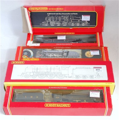 Lot 855 - 5 Hornby steam locomotives including R2182A...