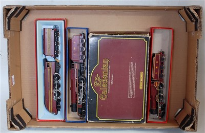 Lot 859 - 4 Hornby LMS maroon period locomotives...