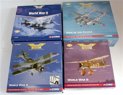 Lot 2582 - Eight various boxed Corgi Aviation Archive...