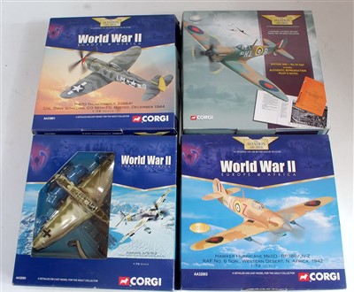 Lot 2585 - Nine various boxed Corgi Aviation Archive...