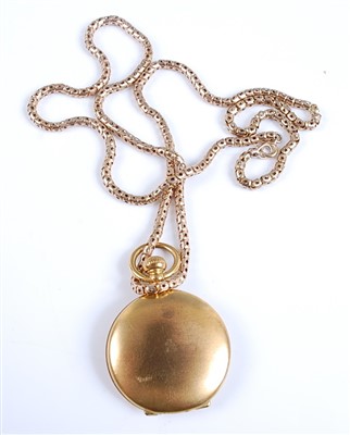 Lot 2600 - A 9ct gold fancylink necklace, 9.8g, 53cm,...