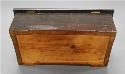Lot 29 - A late 19th century Swiss rosewood cased music...
