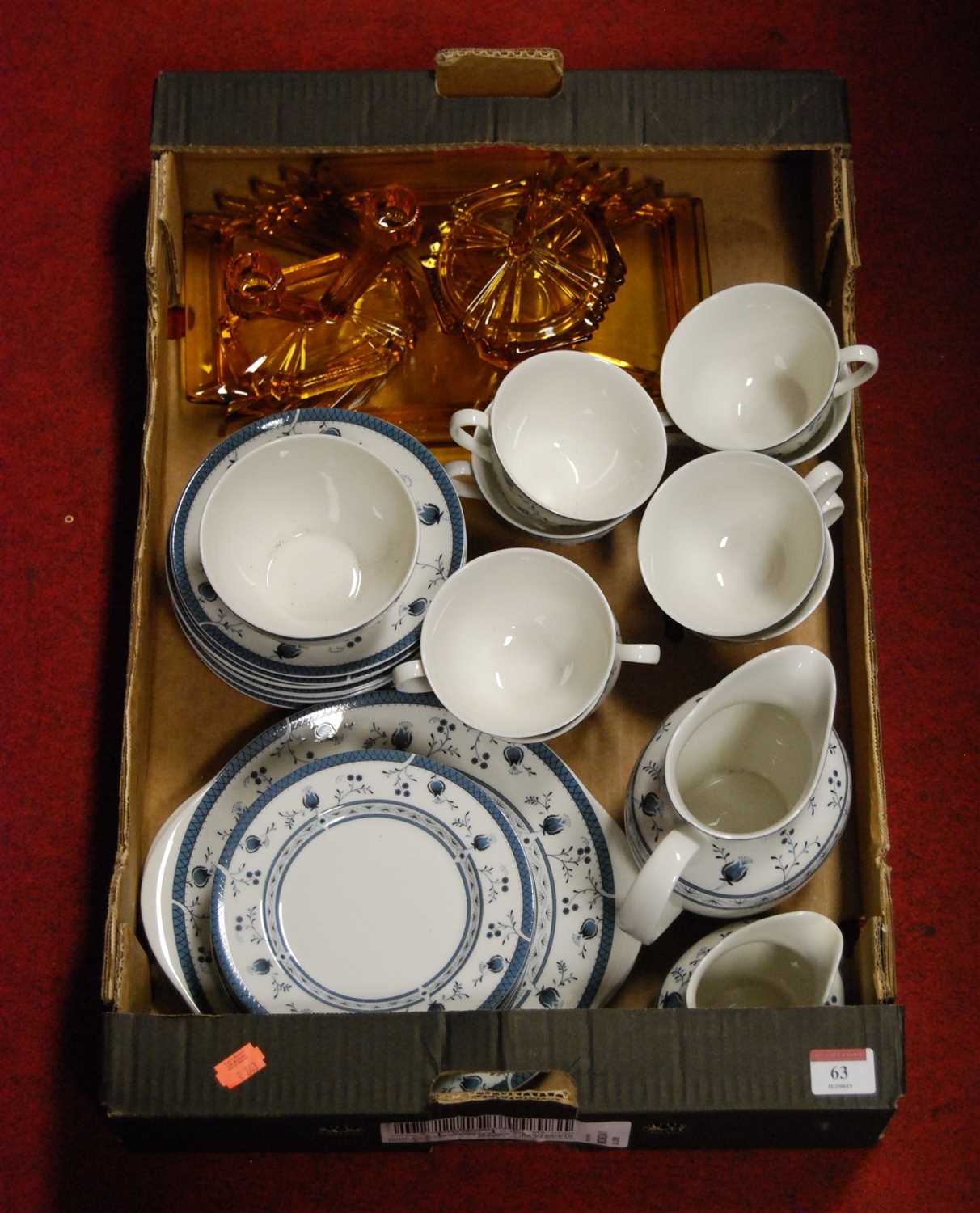 Lot 63 - A Royal Doulton eight place setting tea...