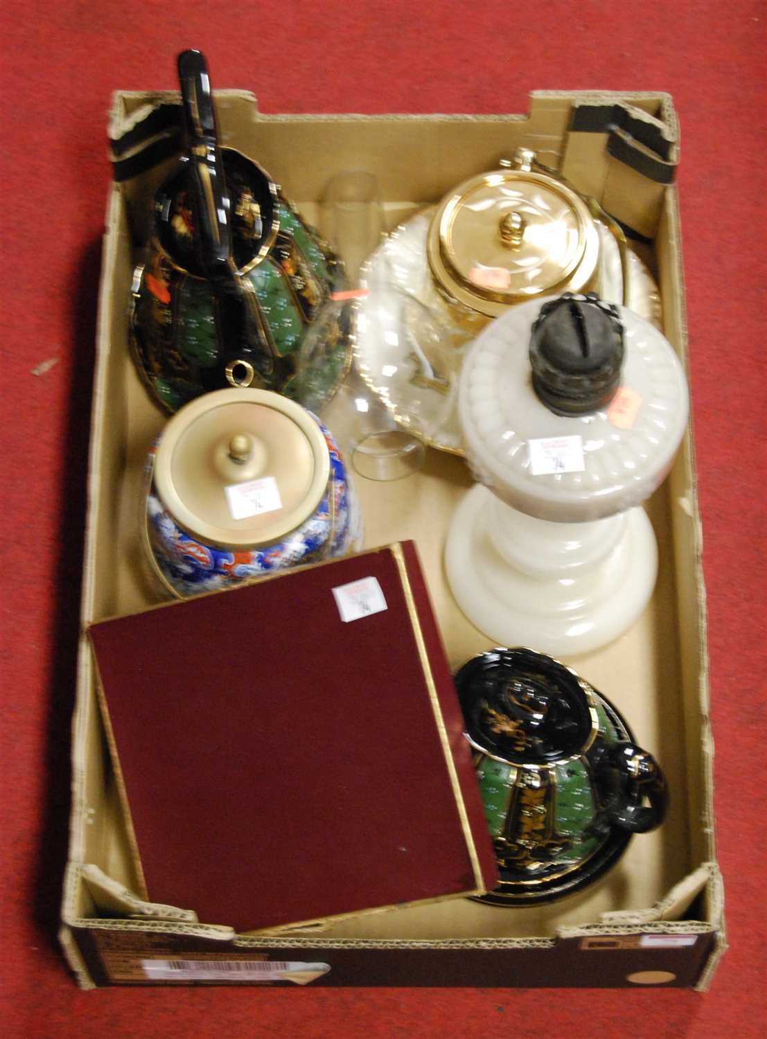 Lot 74 - A box of miscellaneous items, to include early...