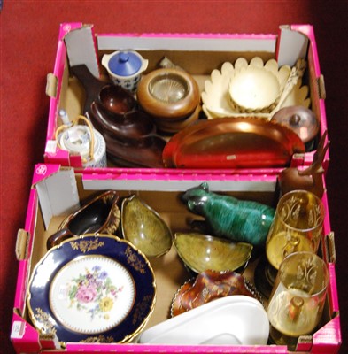 Lot 152 - Two boxes of miscellaneous items, to include...