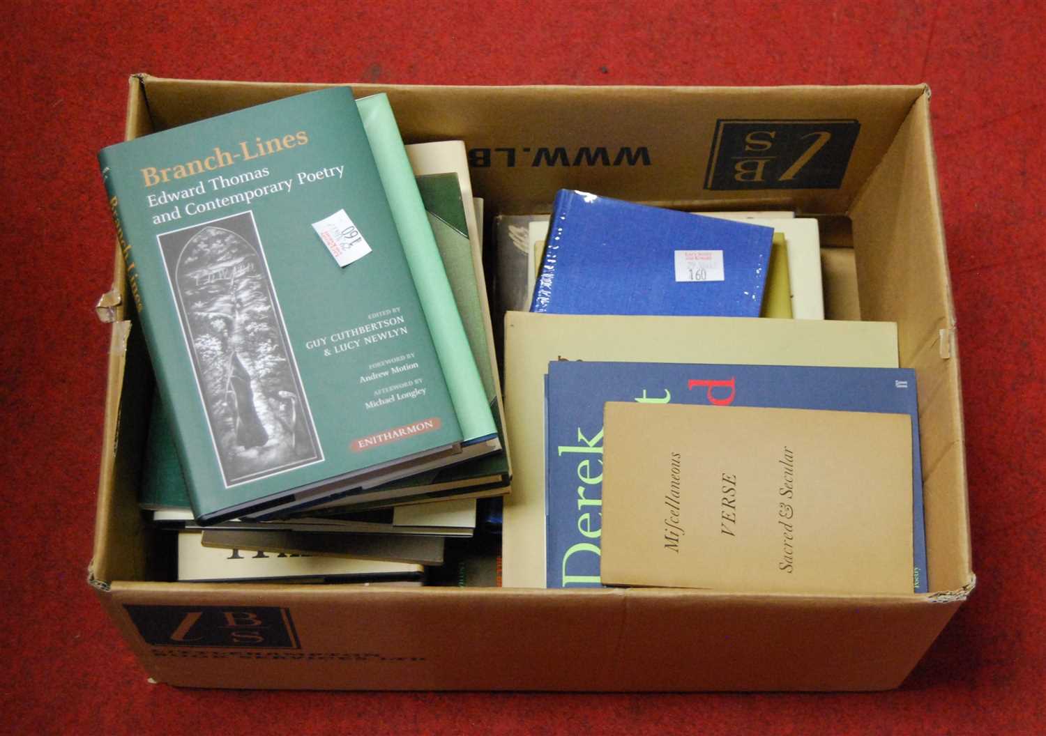 Lot 160 - A box of miscellaneous books, mainly being...