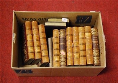 Lot 161 - A box of miscellaneous 19th century and later...