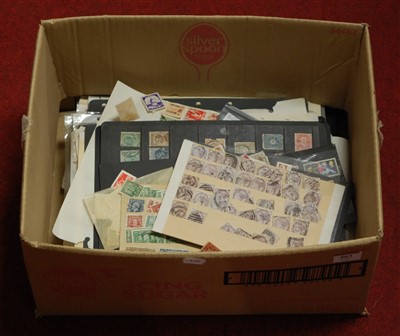 Lot 503 - A box of miscellaneous loose stamps to include...