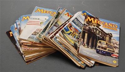 Lot 514 - A collection of assorted 1950s Meccano magazines
