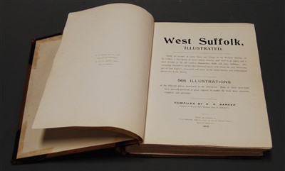 Lot 522 - West Suffolk Illustrated, compiled by HR...