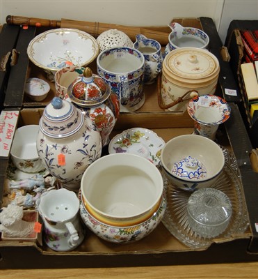 Lot 571 - Three boxes of miscellaneous china, to include...