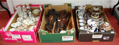 Lot 580 - Three boxes of miscellaneous items, to include...