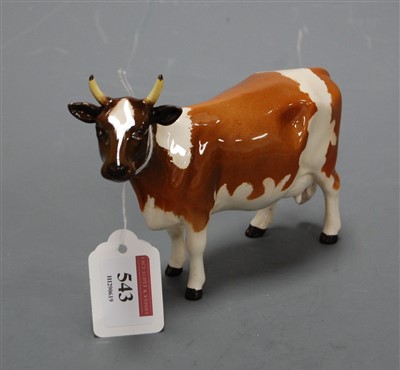 Lot 543 - A Beswick Ayrshire cow Champion Ickham Bessie,...