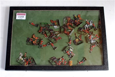 Lot 1155 - A collection of Heinriksson lead flat military...