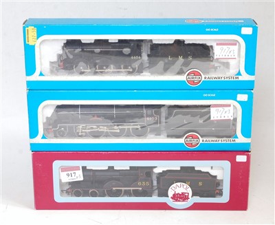 Lot 917 - Dapol LMS black 4-4-0 class 2P engine and...