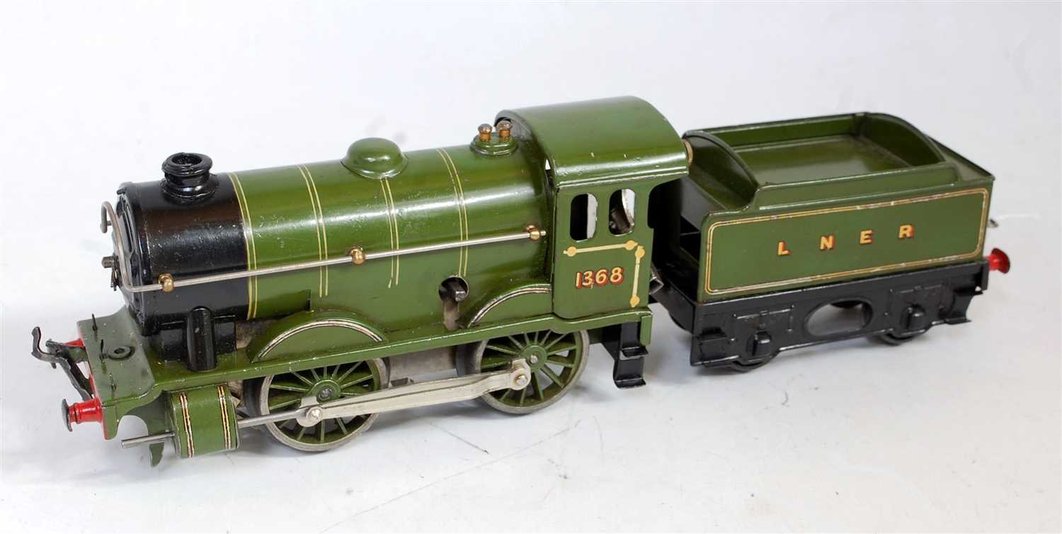 Lot 294 - 1936-41 Hornby No. 1 special loco and tender,...