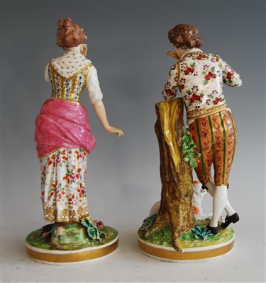 Lot 1023 - A pair of early 19th century Bloor Derby...