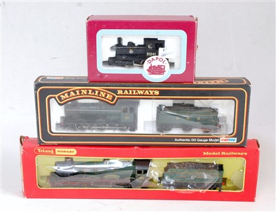 Lot 978 - Steam locomotive selection Dapol BR black...