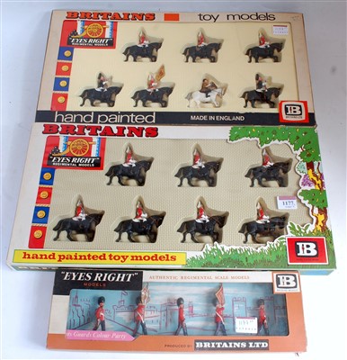 Lot 1177 - A Britains Eyes Right Models boxed soldier set...