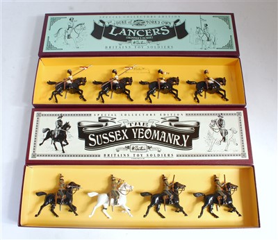 Lot 1178 - Four various boxed Britains modern release...