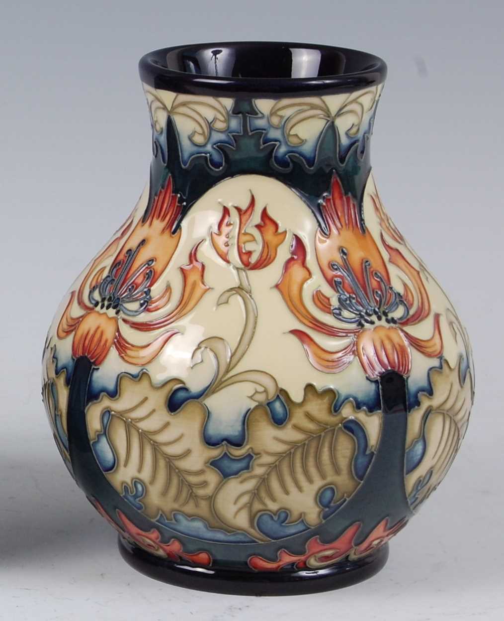 Lot 157 - A limited edition Moorcroft pottery vase in...