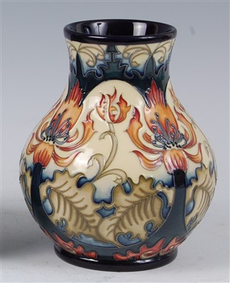 Lot 157 - A limited edition Moorcroft pottery vase in...