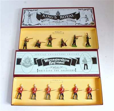 Lot 1183 - Four various boxed Britains modern release...