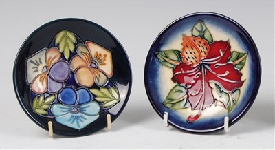 Lot 166 - A Moorcroft pottery circular pin-tray in the...