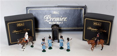 Lot 1188 - Five various boxed Britains Premier series...