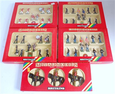 Lot 1192 - Ten various boxed Britains rainbow window...