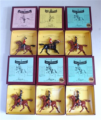 Lot 1193 - 12 various boxed Britains modern release...