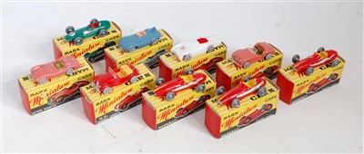 Lot 2601 - Nine various boxed Marx miniature cars,...