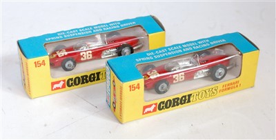 Lot 1666 - A Corgi Toys box No. 1544 Ferrari F1 racing...