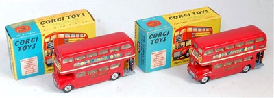 Lot 1668 - Two boxed Corgi No. 468 London Transport...