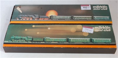 Lot 992 - Marklin Mini-Club Z gauge items ref 8100 DB...