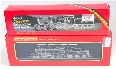 Lot 1028 - 4 Hornby Railways locomotives R050 BR black...