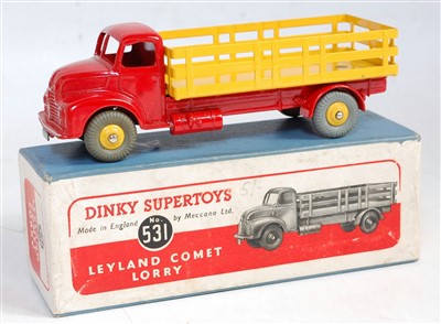 Lot 1962 - A Dinky Toys No. 531 Leyland Comet cement...