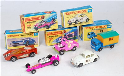 Lot 2333 - 13 various boxed Matchbox Superfast, Models of...