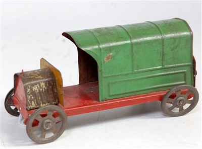 Lot 3206 - An early 20th century tinplate penny toy of a...