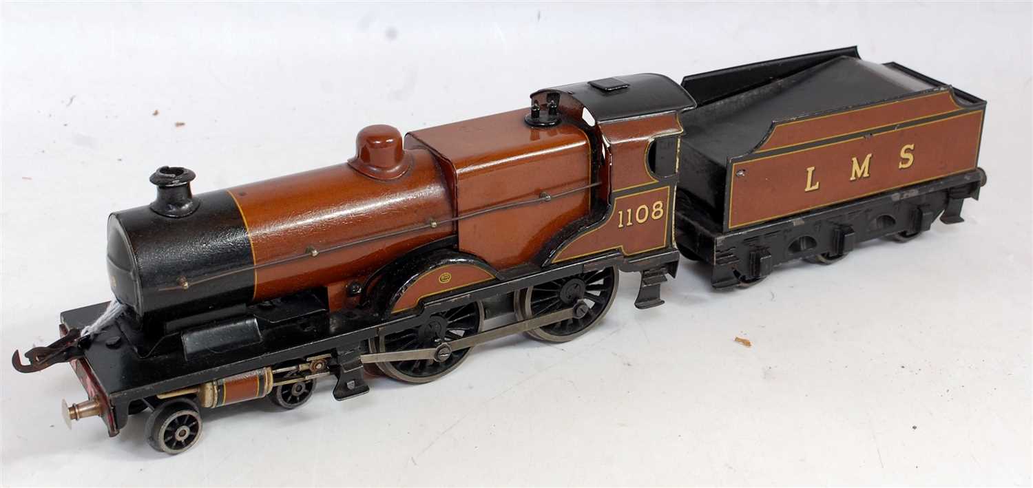 Lot 267 - Bassett Lowke compound 4-4-0 loco and tender...