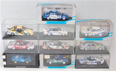 Lot 2661 - Ten various plastic cased Minichamps 1/43...