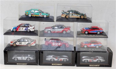 Lot 2662 - 11 various boxed and plastic cased Minichamps...